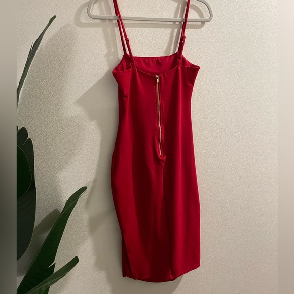 Lulus Paulina Red Bodycon Midi Dress - Picture 7 of 8